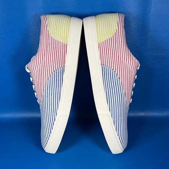 Club Room Lance Lace up Sneaker Stripe Color Blocked - 10 - New in box - Picture 6 of 8